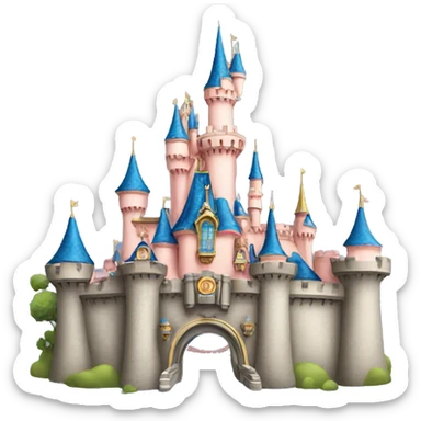 Disneyland Paris castle sticker