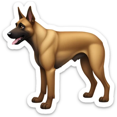 Malinois fury sticker