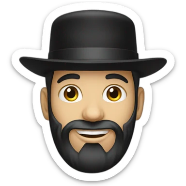 Hasidic sticker