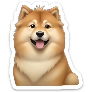 elon musk on Eurasier sticker