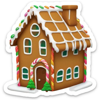 Ginger bread house  sticker