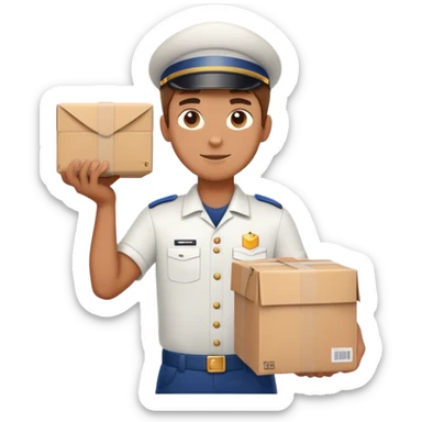 delivery boy sticker