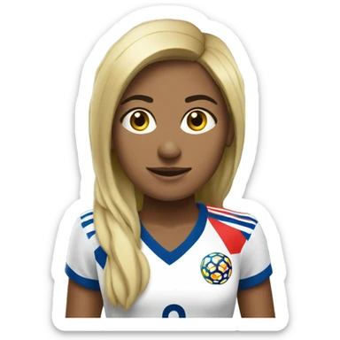 Marta jogadora de futebol nas olimpiadas sticker