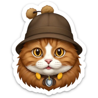 кот в шляпе sticker