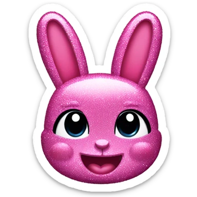 playboy bunny pink sparkly  sticker