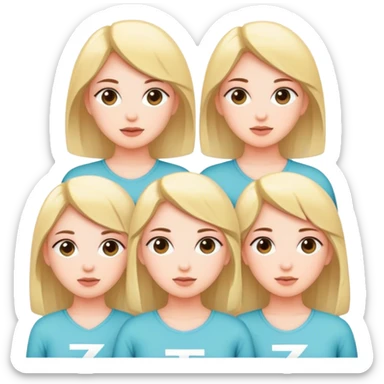 Alabama sorority girls ZTA sticker