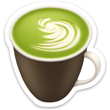 matcha latte sticker