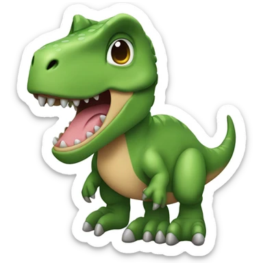 Baby T-rex sticker