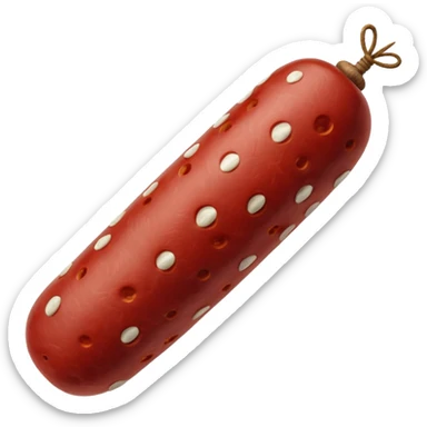 salame piccante (colorazione piu' rosso scuro) sticker