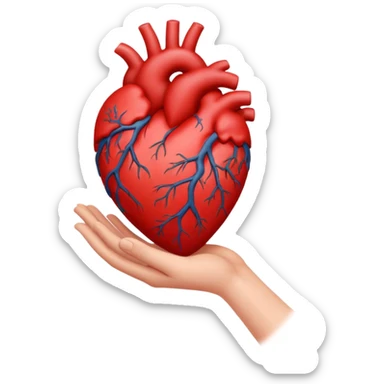 I want hand heart inside it d to be there sticker