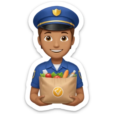 Food Delivery Guy sticker