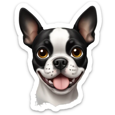 Boston terrier sticker