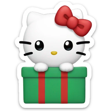 Hello kitty Christmas  sticker
