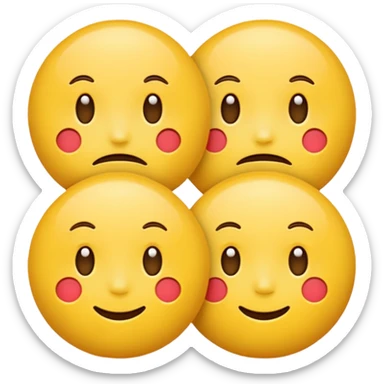 yellow emoji thinking sticker
