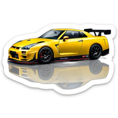 Nissan nismo gtr-lm 1995 sticker