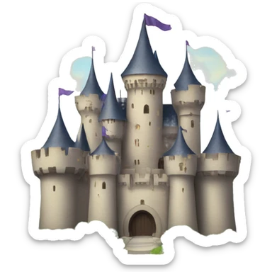 Castle disney magique  sticker