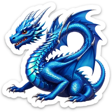 Blue dragons sticker