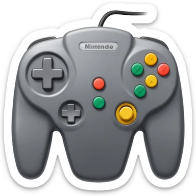nitendo 64 sticker