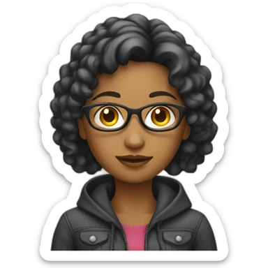 graphic designer female sticker