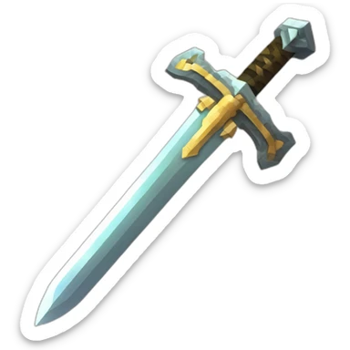 Minecraft Powerfull Sword sticker