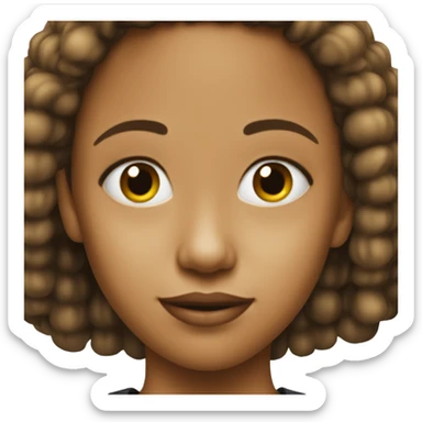 girl out of 90s sticker