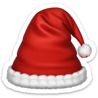 New Year's  Santa's Clous hat (without a person) sticker