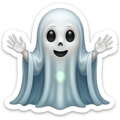 ghost halloween sticker