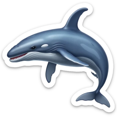 Baleine à bosse sticker