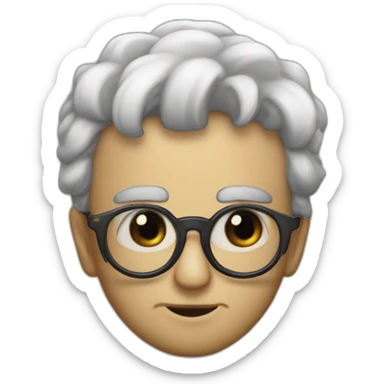 Garry avec un nez de clouwn sticker