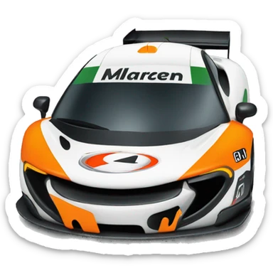 mclaren formula 1 logo  sticker