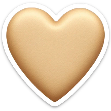 Beige heart with bandaid sticker