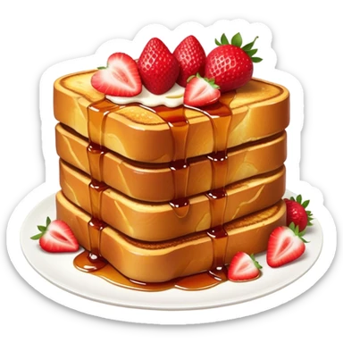 strawberry french toast sticker