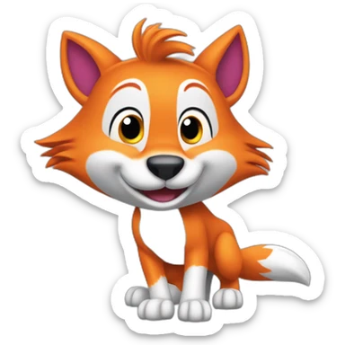 swiper the fox from dora the explorer sticker