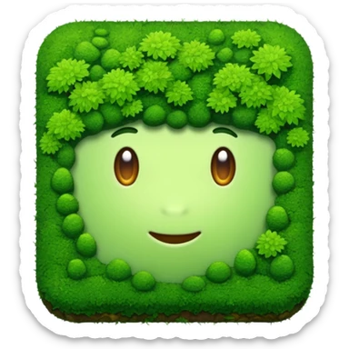 moss garden sticker
