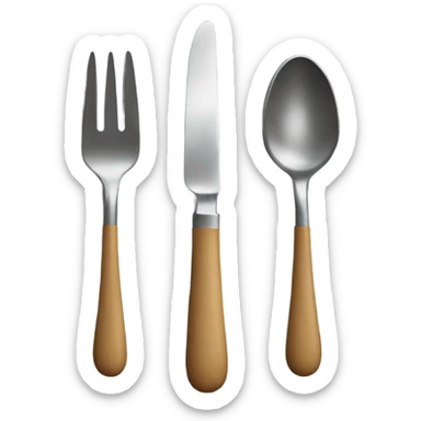 Cutlery sticker