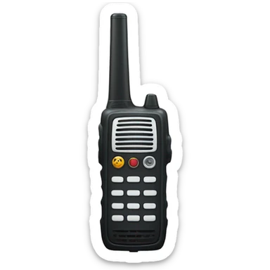 Walkie talkie sticker
