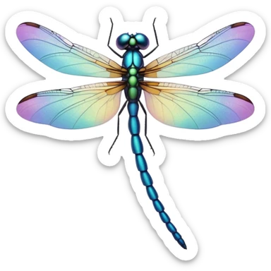 a dragonfly  sticker