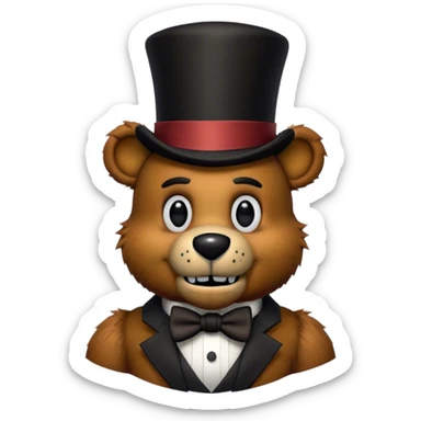 Freddy Fazbear sticker