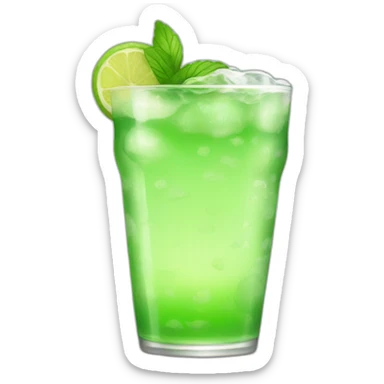 Green ginger ale cam sticker