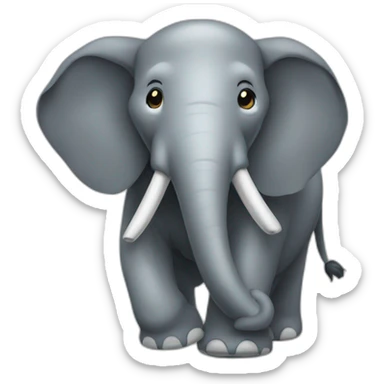 elefante borracho sticker