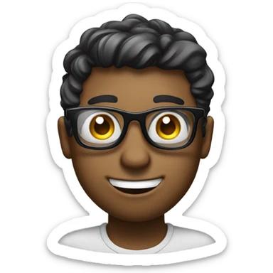 Emoji removing sunglasses infatuated sticker