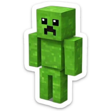Creeper minecraft sticker