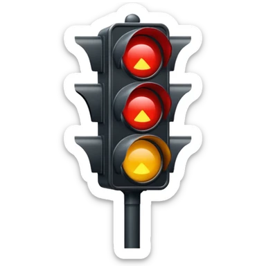 Red Traffic Light sticker