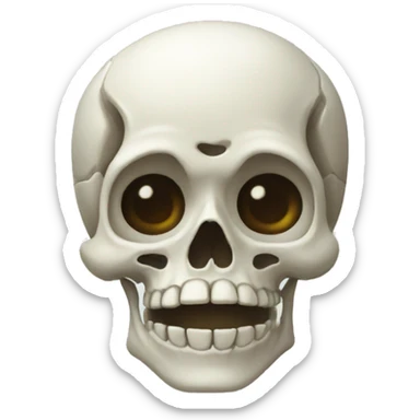 Skeleton sticker