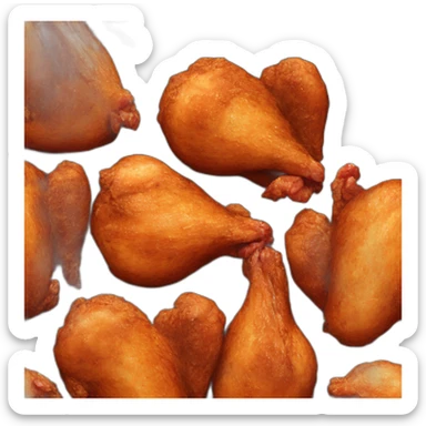 Tandoori chicken sticker