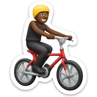 man racing on seat sticker