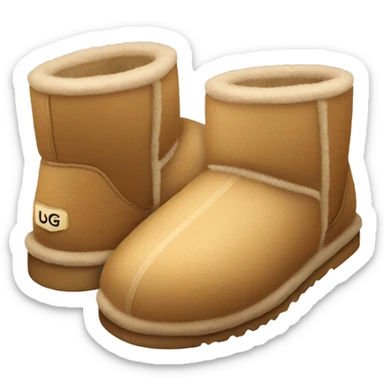 UGG slippers  sticker