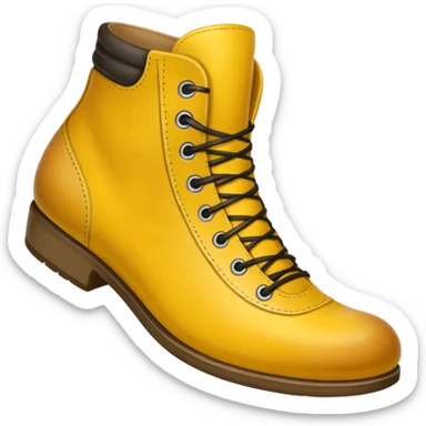Yellow shoes sticker