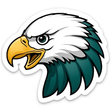 Philidelphia Eagles Logo American football sticker