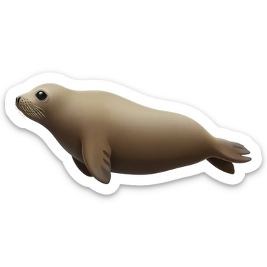 Elephant seal sticker